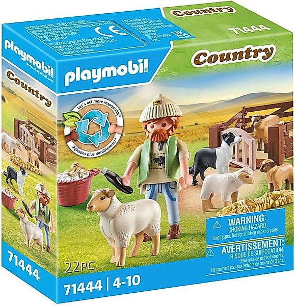 Playmobil® Junger Schäfer mit Schafen (71444), Country Konstruktions-Spiels günstig online kaufen