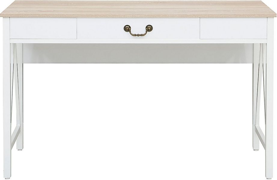 Home affaire Schreibtisch Bellerie, Landhausoptik, Soft-Close, kratzfeste O günstig online kaufen