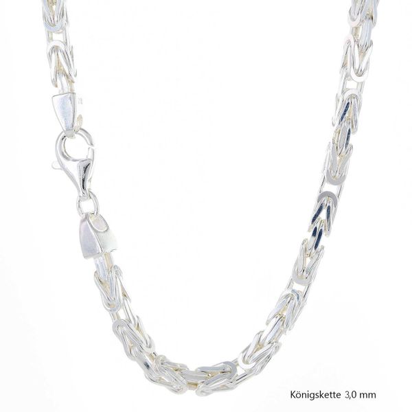 HOPLO Königskette Silberkette Königskette Länge 21cm günstig online kaufen