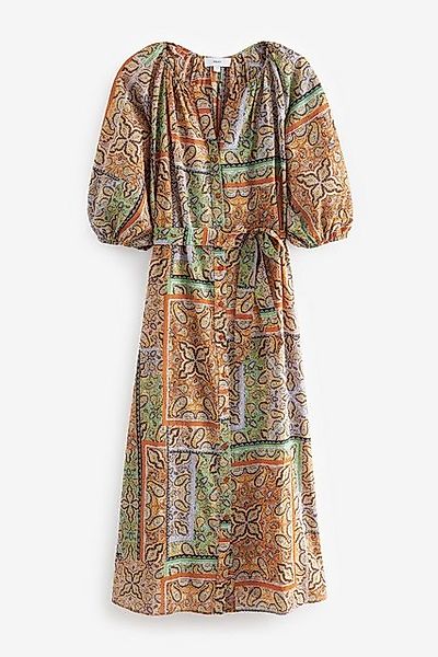 Next Midikleid Midi-Hemdkleid aus 100 % Baumwollpopeline (1-tlg) günstig online kaufen