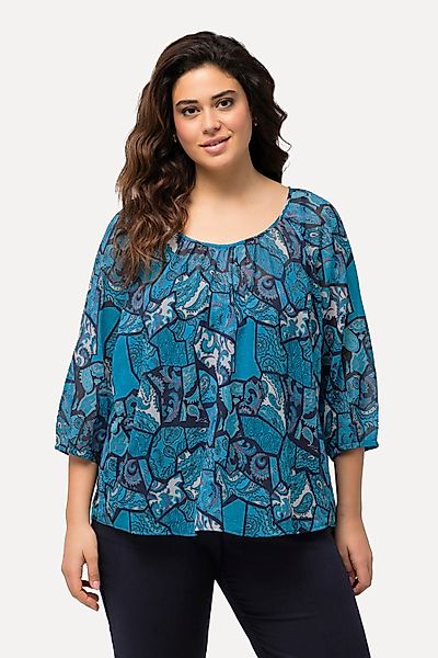 Ulla Popken Tunika Bluse floraler Druck günstig online kaufen