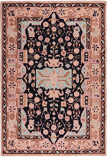 FLAIR RUGS Wollteppich "Blossom 3D Effekt" rechteckig 5 mm Höhe Wolle, Tepp günstig online kaufen