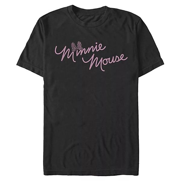 Disney Classics - Micky Maus - Minnie Maus Cursive Bow - Männer T-Shirt günstig online kaufen