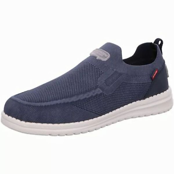 Fusion  Herrenschuhe Slipper blue washed knit 1-0103-0723Blue washed knit günstig online kaufen