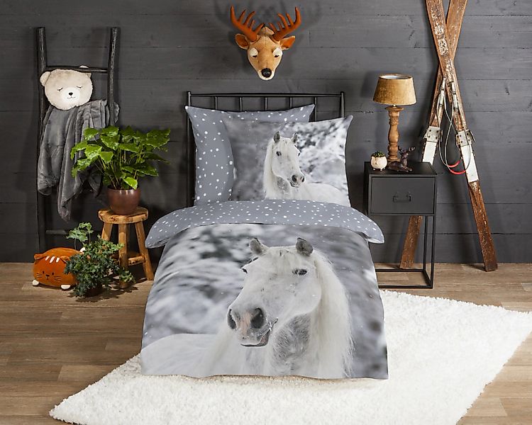 good morning Kinderbettwäsche "Bonnie" 2 Stk. Flanell Biber, 135x200, Warm, günstig online kaufen