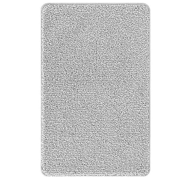 vidaXL Badematte Rutschfeste Badmatte Grau 50 x 80 cm PP, Höhe 0.2 mm, Poly günstig online kaufen