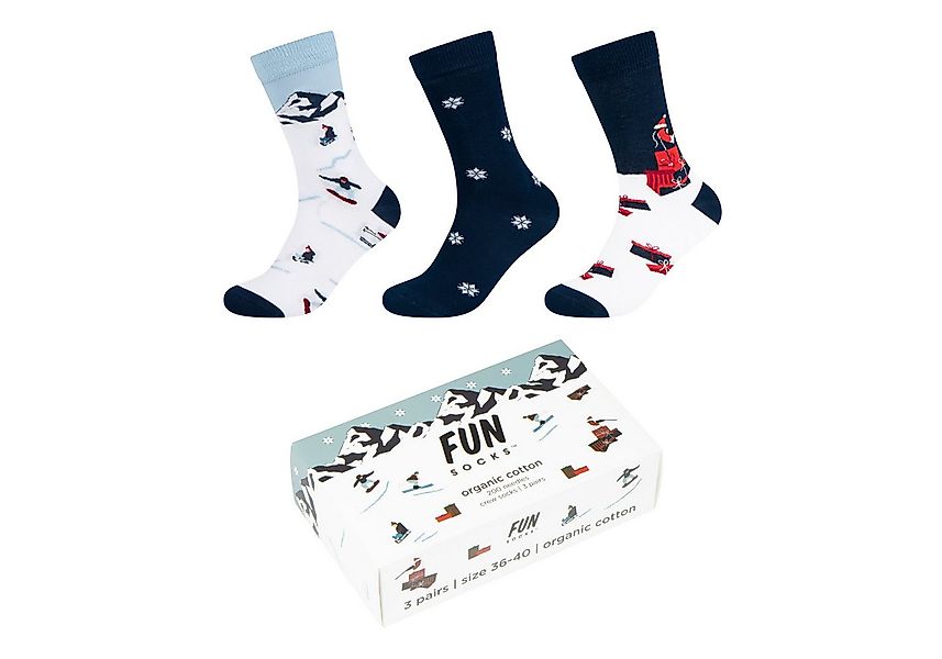 Fun Socks Sneakersocken motifs (3-Paar) mit elastischem Bund günstig online kaufen