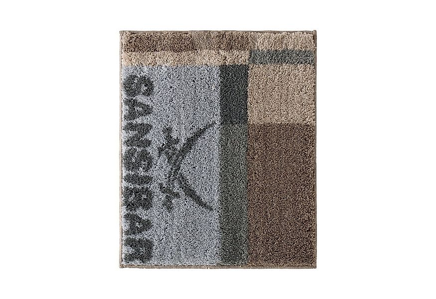 Sansibar Sylt Badematte Sansibar Badteppich CLIFF, Hoch-Flor 20 mm, fußbode günstig online kaufen