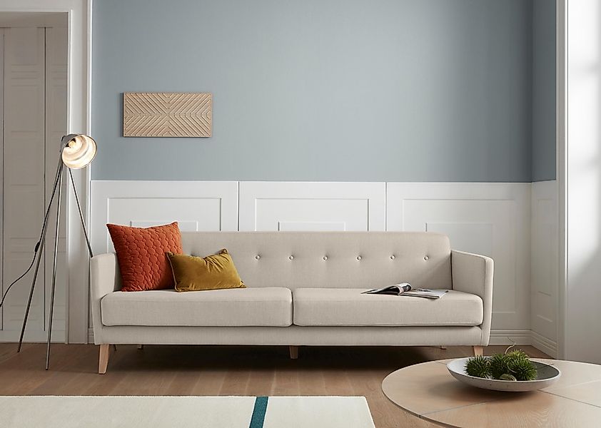 andas 3-Sitzer "Raadal" in skandinavischem Design, Knopfheftung, Design by günstig online kaufen