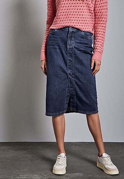 STREET ONE Jeansrock aus Baumwolle mit günstig online kaufen
