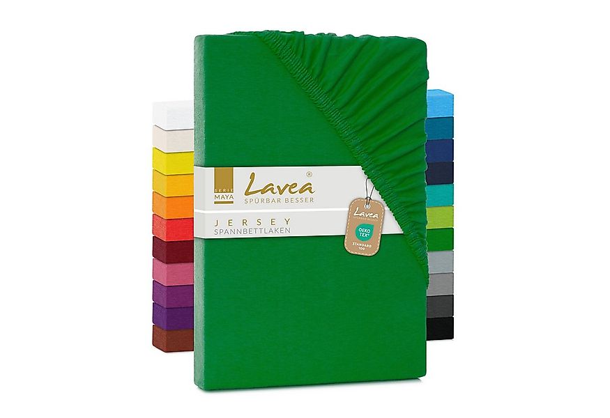Lavea Spannbettlaken Bettlaken Maya, 180x200cm, 200x200cm, 140x200cm, 160x2 günstig online kaufen