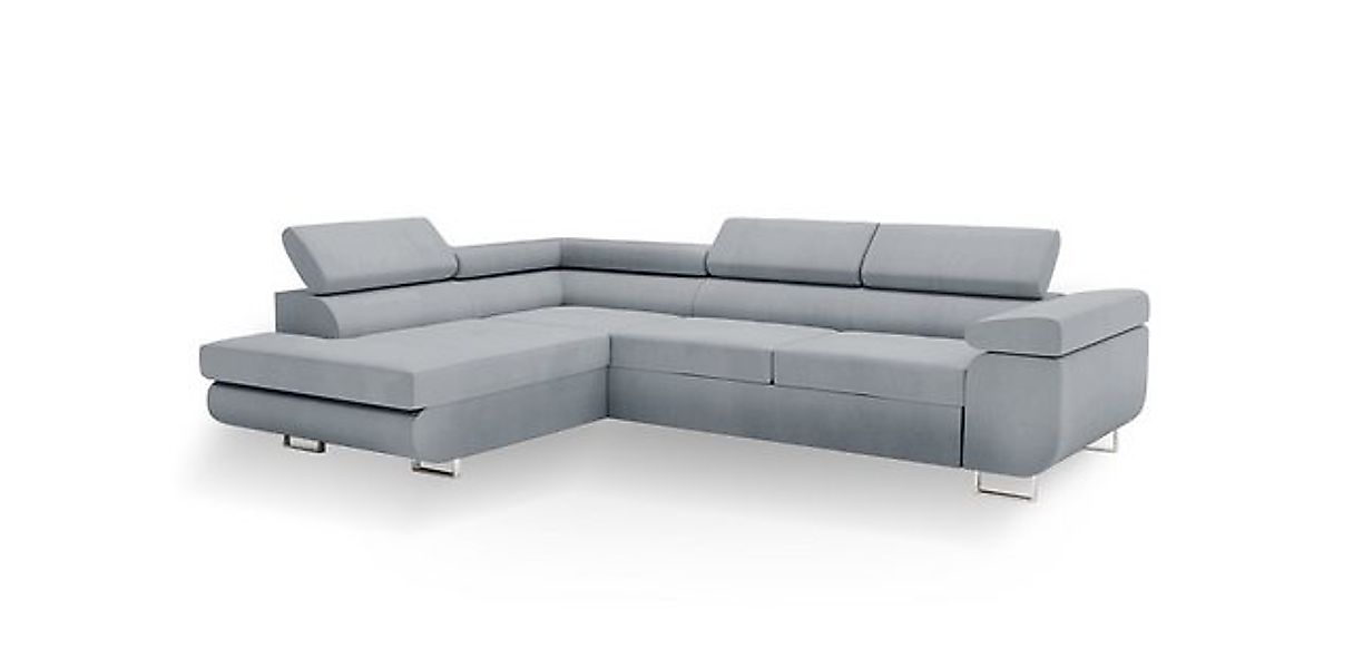 Goldstoff Ecksofa hochwertiges Sofa mit Schlaffunktion, Eckcouch mit prakti günstig online kaufen