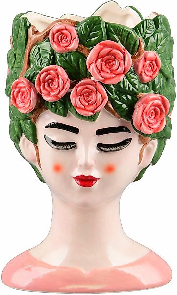 MIRRORS AND MORE Dekovase "ROMINA" Auffällige Dekovase günstig online kaufen