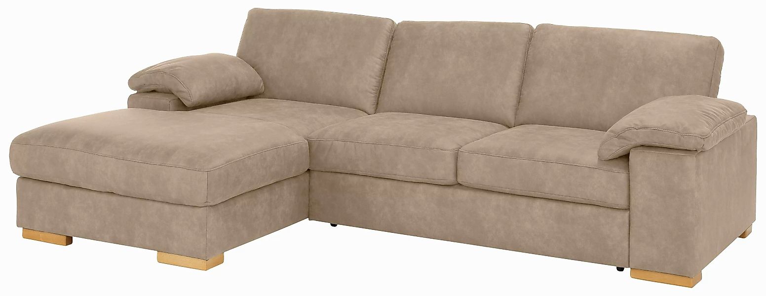 Home affaire Ecksofa »Ventura L-Form«, wahlweise mit Bettfunktion und Bettf günstig online kaufen