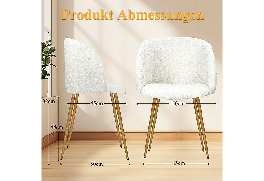 HOMELUX Polsterstuhl Esszimmer Stühle 4er Set, Esszimmerstuhl Küchenstuhl m günstig online kaufen