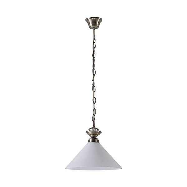 Lindby Pendelleuchte Otis 9621031 Retro Vintage Antik in Bronze aus Glas 1- günstig online kaufen
