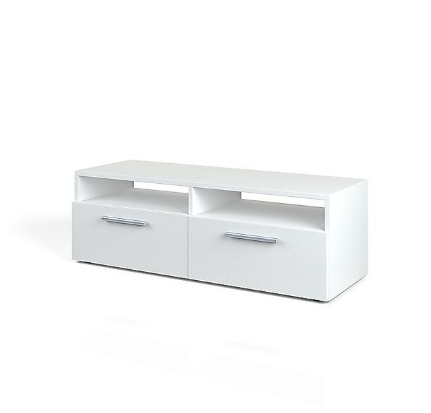 Vicco Lowboard Diego, Weiß Hochglanz, 95 x 38 cm günstig online kaufen