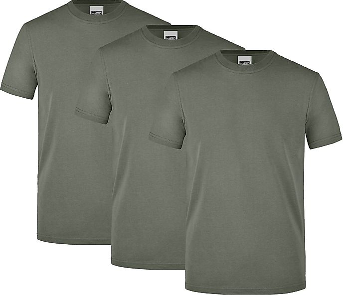 James & Nicholson T-Shirt 3er-Pack Robustes günstig online kaufen