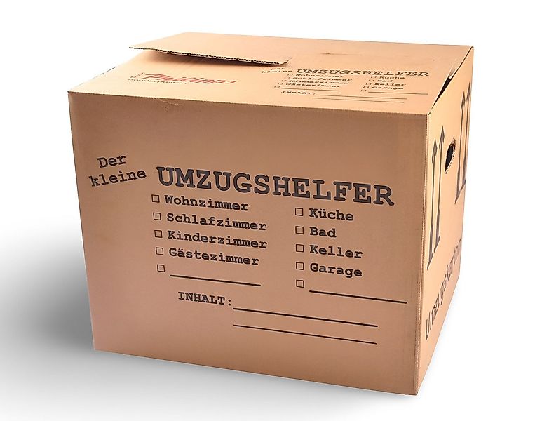 BURI Aufbewahrungsbox Umzugskarton bedruckt 41x35x34 Umzugskiste günstig online kaufen