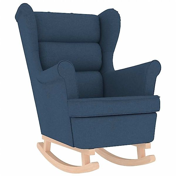 vidaXL Sessel Schaukelsessel Blau 74x90x102 cm günstig online kaufen