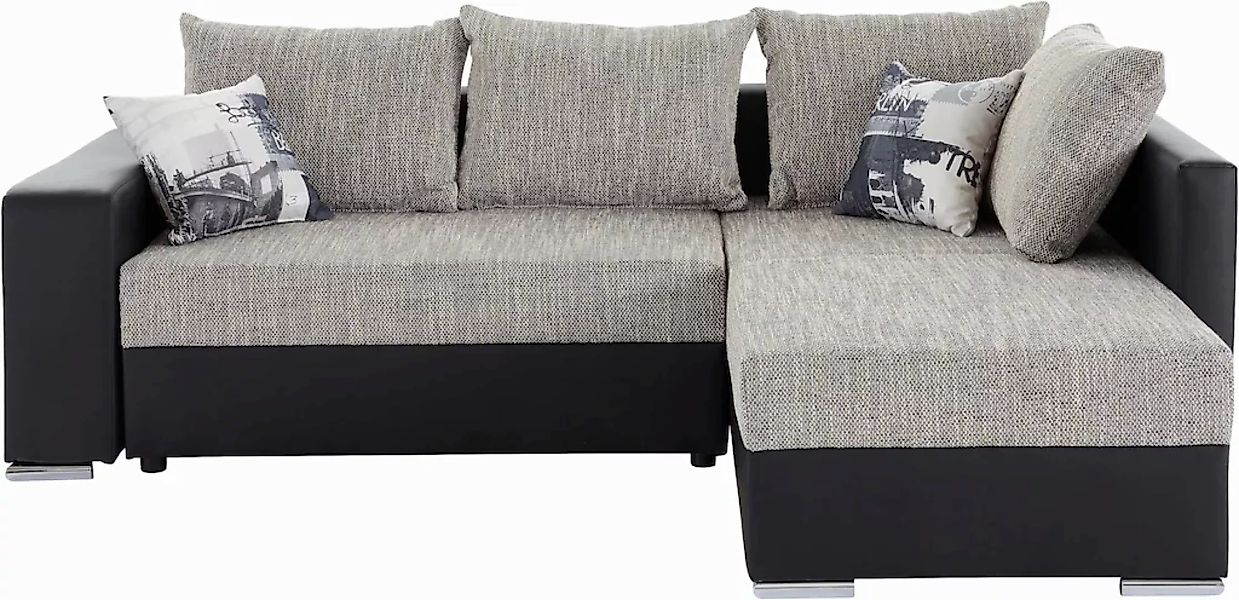 COLLECTION AB Ecksofa »John L-Form«, mit Bettfunktion, Bettkasten und integ günstig online kaufen