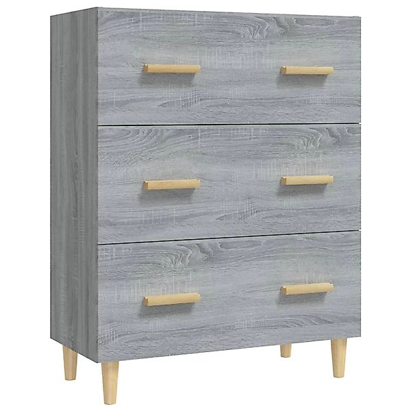 vidaXL Sideboard Grau Sonoma 70x34x90 cm Holzwerkstoff 817346 günstig online kaufen