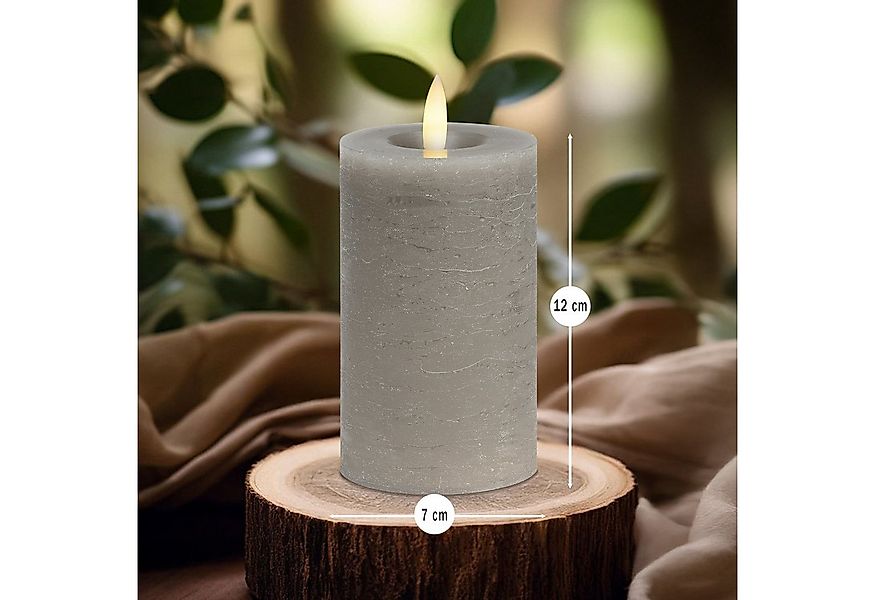 matches21 HOME & HOBBY LED-Kerze LED Stumpenkerzen Set Wachs, Flackernde Fl günstig online kaufen