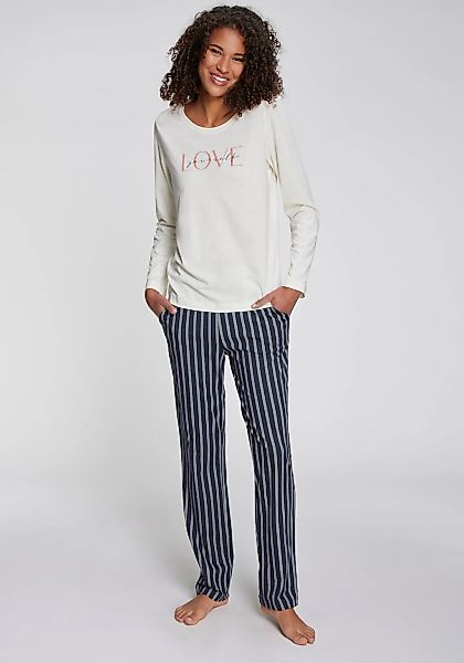 Vivance Dreams Pyjama 2 mit schönem Frontprint günstig online kaufen