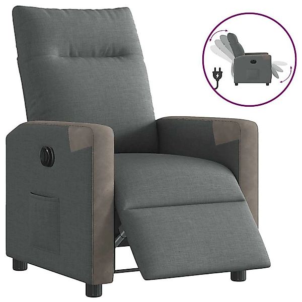 vidaXL Relaxsessel Elektrisch Dunkelgrau Stoff 3324081 günstig online kaufen