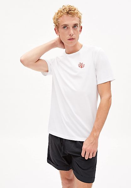 T-Shirt JAAMES CONVERSATIONAL in white von ARMEDANGELS günstig online kaufen