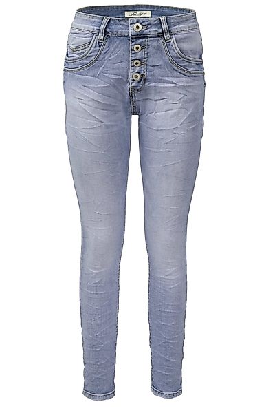 Jewelly Regular-fit-Jeans Stretch Jeans Five-Pocket im günstig online kaufen