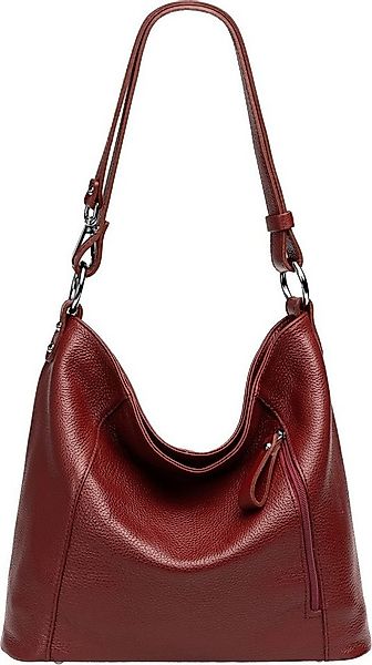 Caspar Schultertasche 2-in-1 Leder Umhängetasche Damen Tasche -PREMIUM LINE günstig online kaufen