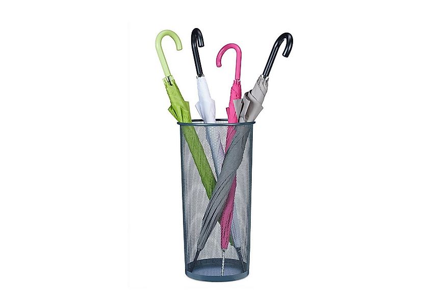 relaxdays Schirmständer Regenschirmständer Metallgeflecht günstig online kaufen