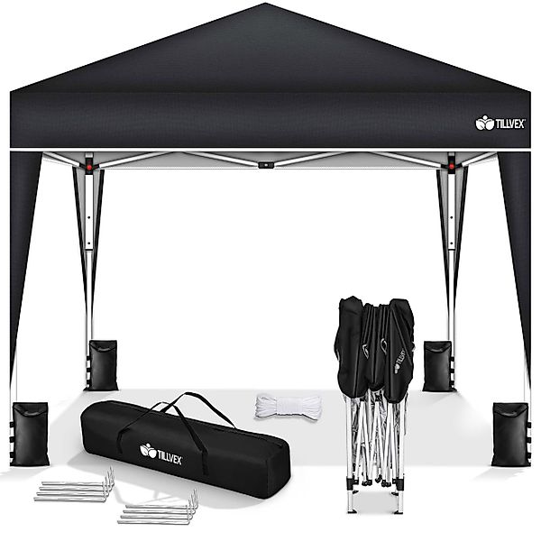 tillvex Faltpavillon tillvex® Pavillon 3x3m Wasserdicht günstig online kaufen