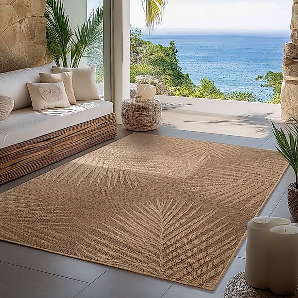 Carpettex Outdoorteppich Boho Design, Läufer, Höhe: 5 mm, Outdoor Teppich W günstig online kaufen