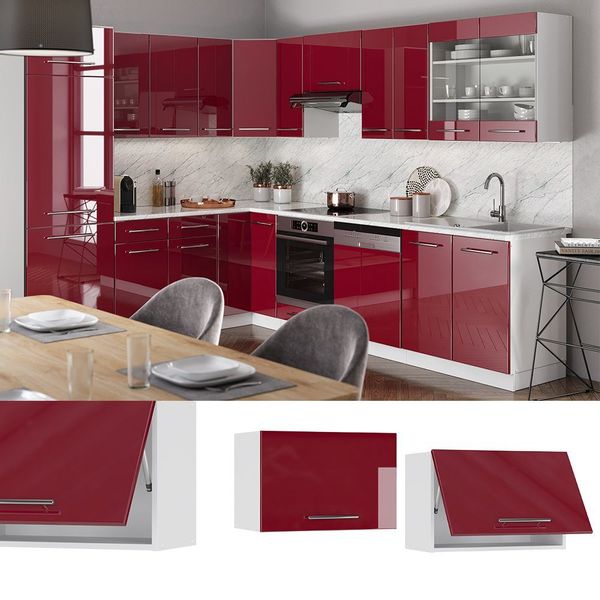 Vicco Hängeschrank Fame-Line, Bordeaux Hochglanz/Weiß, 60 günstig online kaufen