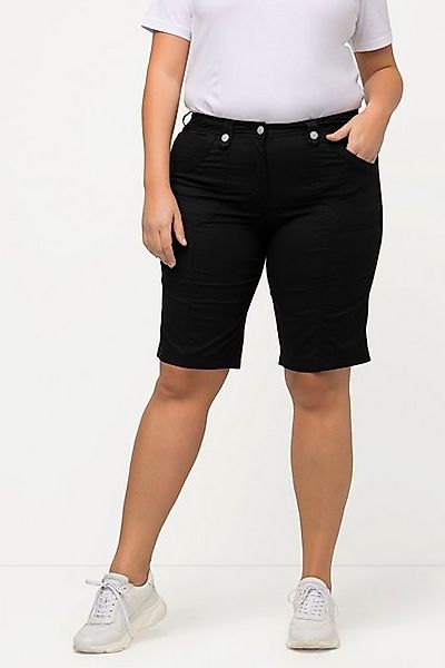 Ulla Popken Funktionshose Cargo-Bermuda Komfortbund 4-Pocket-Schnitt günstig online kaufen