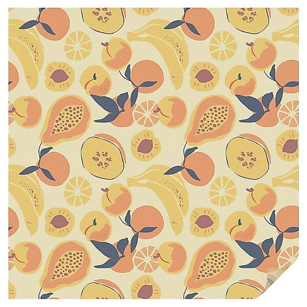 Tulup Buntglasfolie Saftige Früchte Fensterfolie Buntglas Optik 100x100 cm günstig online kaufen