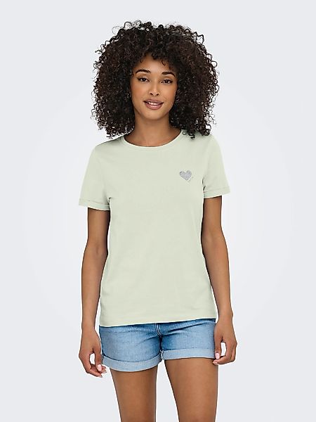 ONLY Kurzarmshirt "ONLKITA LIFE S/S TOP NOOS" regular fit, casual, Single J günstig online kaufen