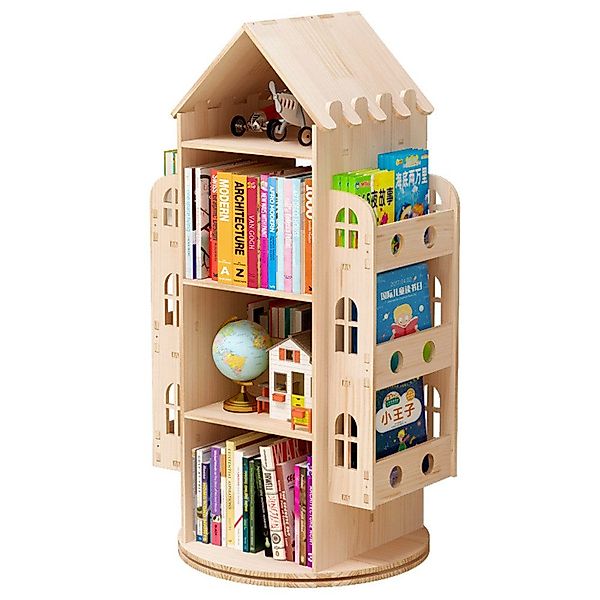 NUODWELL Bücherregal Drehbares Bücherregal 360 Grad, günstig online kaufen