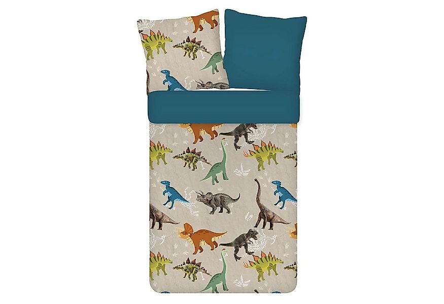 ESPiCO Kinderbettwäsche Dinosaurier Trendy Bedding, Baumwolle, 2 teilig, Ur günstig online kaufen