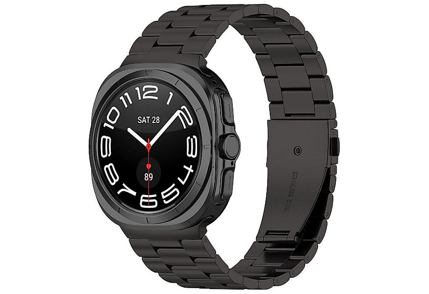 Wigento Smartwatch-Armband Für Samsung Galaxy Watch 8 / 8 Classic Edelstahl günstig online kaufen