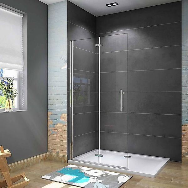 duschspa Duschwand 185cm Duschwand Faltwand Glaswand günstig online kaufen