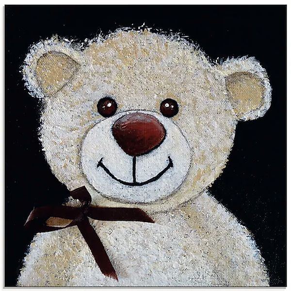 Artland Glasbild »Teddybär« Spielzeuge 1 Stk. tlg. in verschiedenen Größen günstig online kaufen
