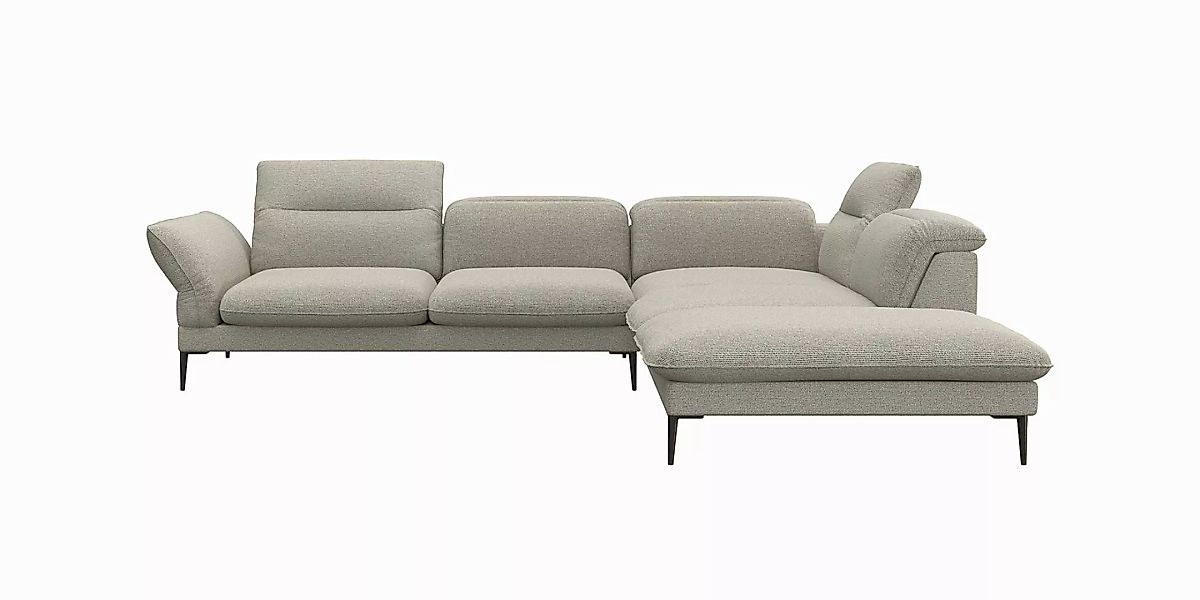 FLEXLUX Ecksofa "Salino, Funktionssofa mit Ottomane, Relaxsofa, Ecksofa", S günstig online kaufen