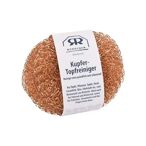 Redecker Kupfer Topfreiniger Kupferlappen Kupferschwamm 2er Pack günstig online kaufen