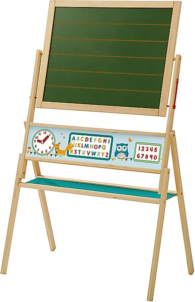 roba® Standtafel Schreibtafel ABC Eule, Standtafel drehbar mit Schreibtafel günstig online kaufen