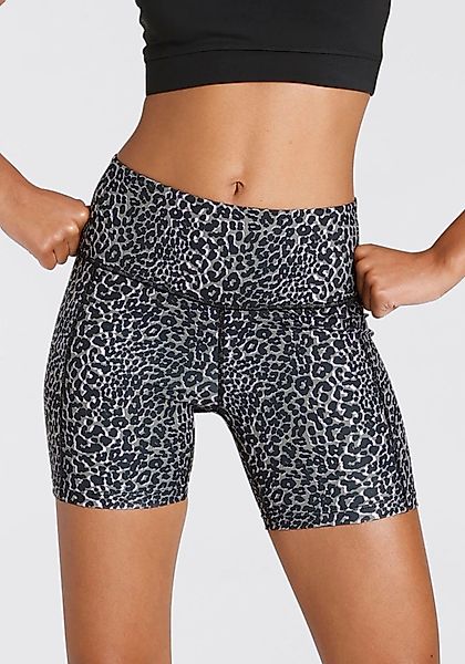 LASCANA ACTIVE Shorts, Radlerhose in Leo-Optik günstig online kaufen