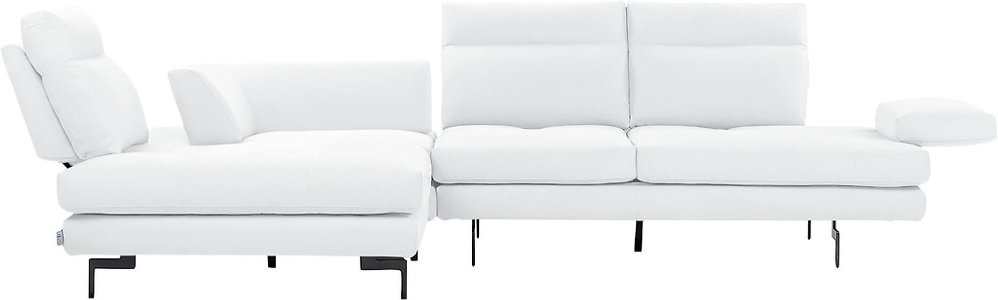 CALIA ITALIA Ecksofa »Toby Wing, Komfortsofa mit Sitzkomfort der Extraklass günstig online kaufen