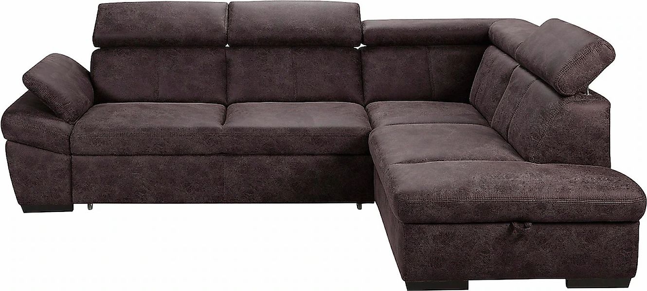 exxpo - sofa fashion Ecksofa "Salerno, klassisch modernes Funktionssofa, ho günstig online kaufen